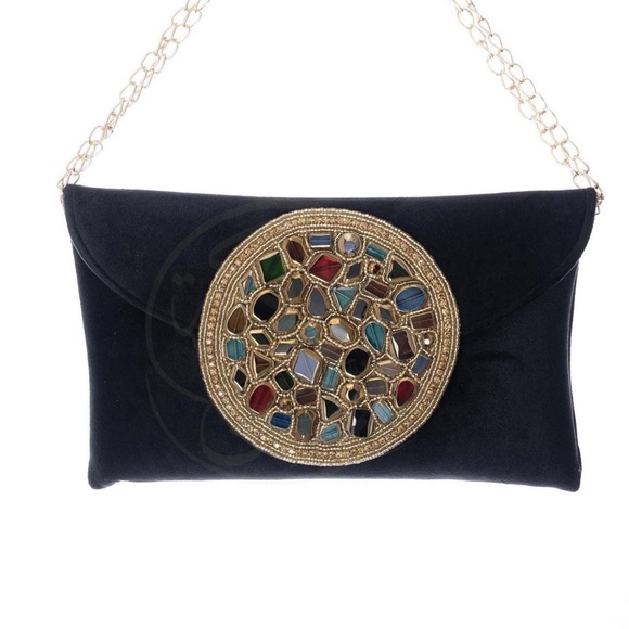 Hand Beaded Suede Bags. - Picture 4 of 5